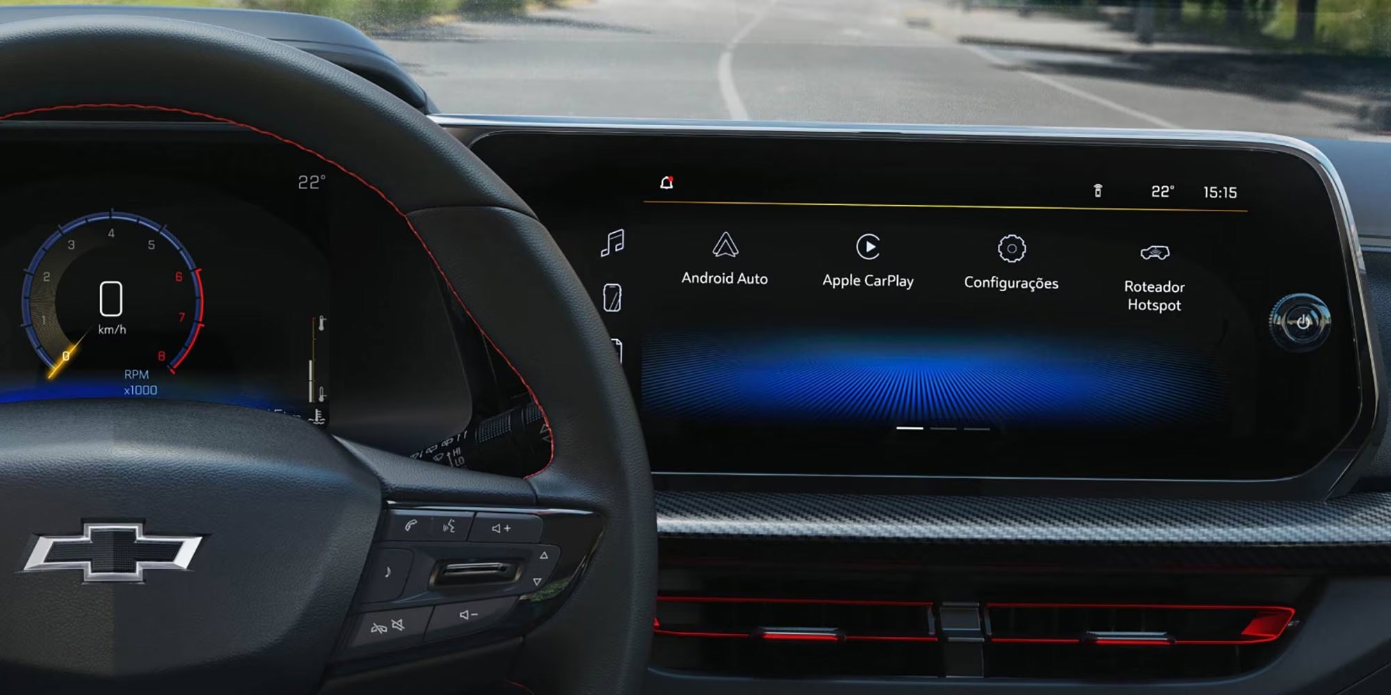 Com tecnologia avançada, o Chevrolet Onix Plus te deixa conectado em todos os momentos